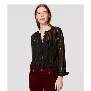 Ann Taylor Loft blouse/tunic XSP